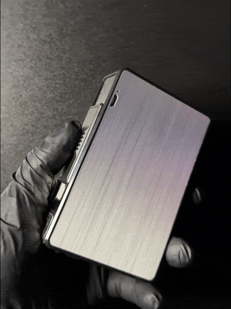 Bricheta "TABACHERĂ" 3 in 1 (electrică + flamă antivânt)