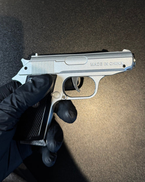 Bricheta "PISTOL" cu flamă roz