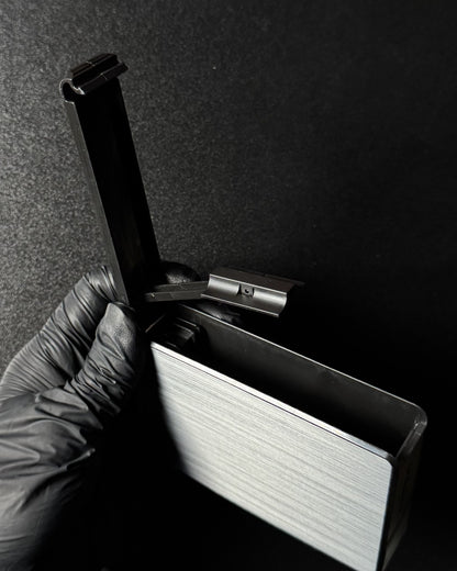 Brichetă "TABACHERĂ" 3 in 1 (electrică + flamă antivânt)